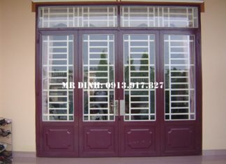 Cửa sắt cánh kính