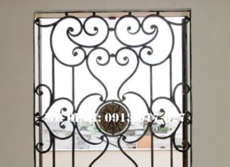 Làm hoa sắt cửa sổ đẹp, giá rẻ