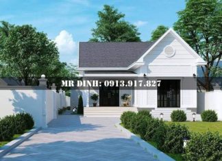 Hình ảnh top 6 mẫu nhà một tầng mái thái đẹp nhất 2018 – Phần 2
