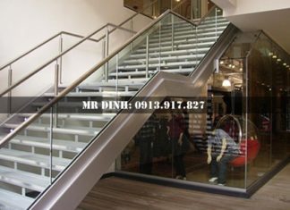 Sản phẩm lan can cầu thang inox