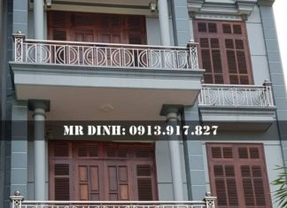 Sử dụng lan can ban công trong xây dựng