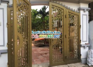 Thợ làm cửa cổng sắt giá rẻ tại Hà Nội