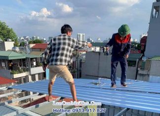 Thợ sửa chữa mái tôn tại hà nội