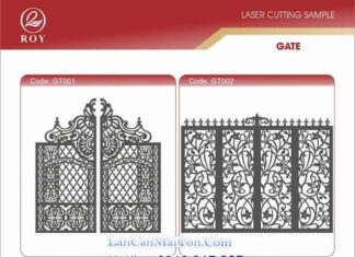 Nhận làm cửa cổng sắt CNC tại hà nội
